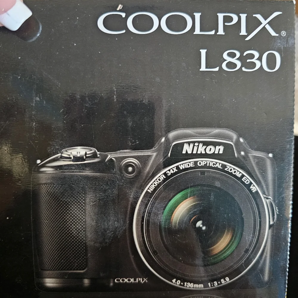 Nikon Coolpix L830 with Case very gently used a few times.